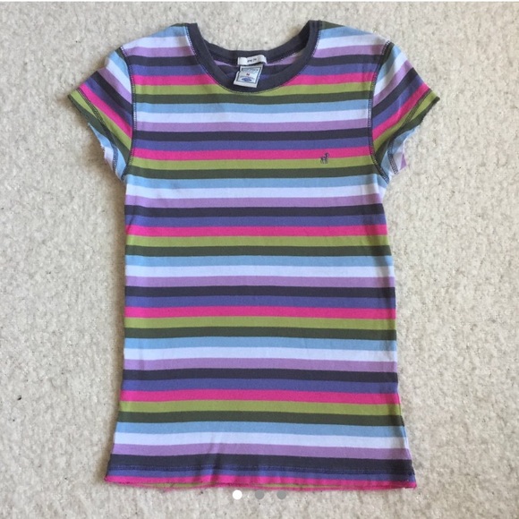 🌈 Rainbow Striped Tee - Picture 1 of 3